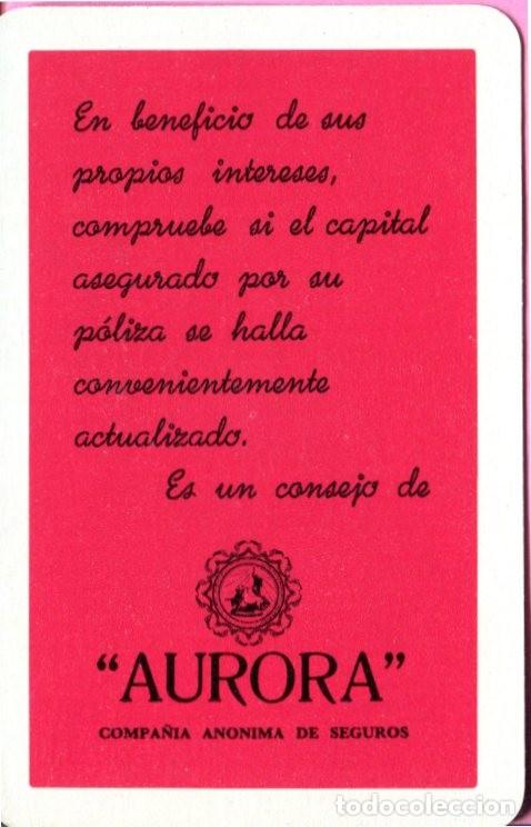 Coleccionismo calendarios: CALENDARIO FOURNIER  AURORA COMPA&Ntilde;IA ANONIMA DE SEGUROS A&Ntilde;O 1971