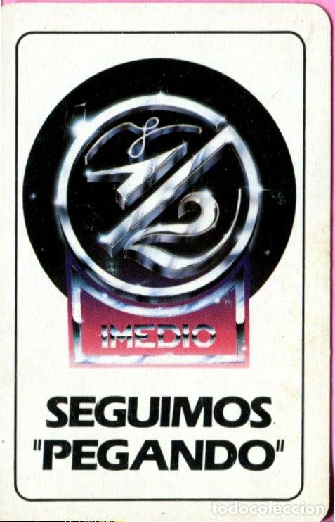 Collectionnisme Calendriers: CALENDARIO FOURNIER PEGAMENTO IMEDIO SEGUIMOS PEGANDO A&Ntilde;O 1984