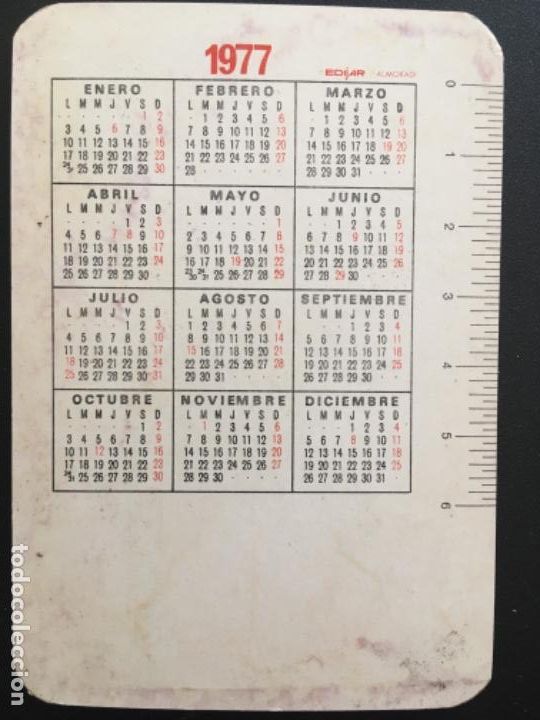 Coleccionismo calendarios: Calendario 1977 er&oacute;tico - Foto 2