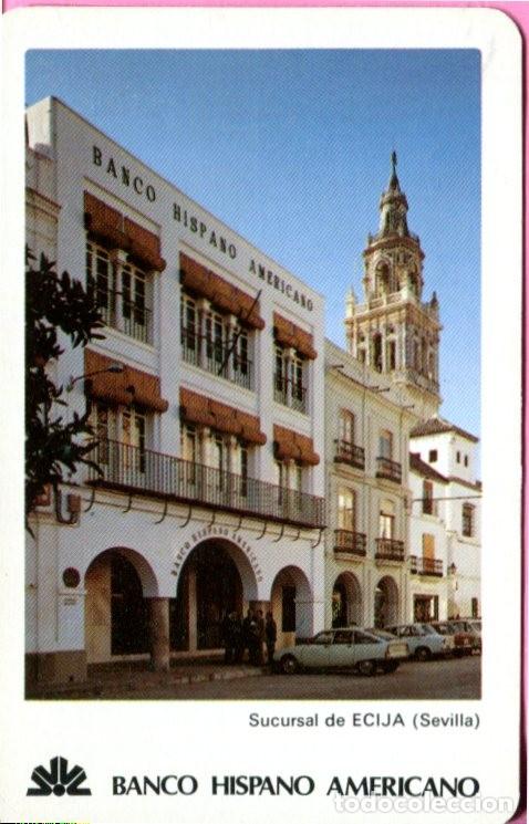 Coleccionismo calendarios: CALENDARIO FOURNIER  BANCO HISPANO AMERICANO Sucursal de Ecija A&Ntilde;O 1981