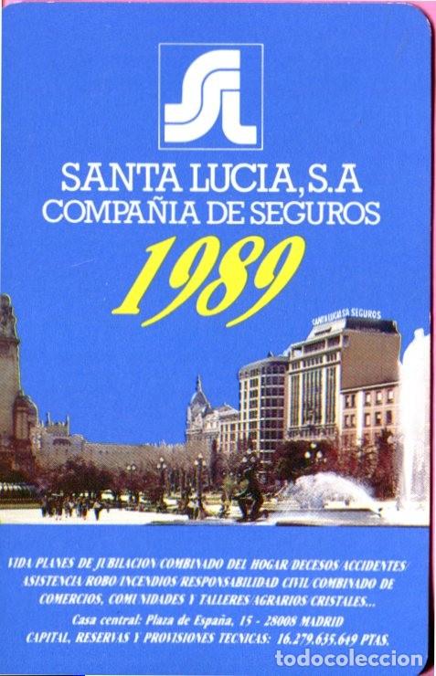 Coleccionismo calendarios: CALENDARIO FOURNIER SANTA LUCIA A&Ntilde;O 1989