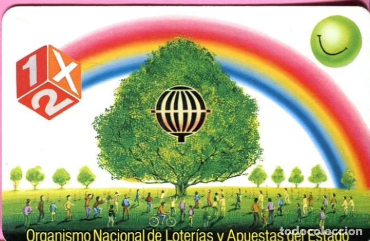 Coleccionismo calendarios: CALENDARIO FOURNIER ORGANISMO NACIONAL DE LOTERIAS Y APUESTAS DEL ESTADO A&Ntilde;O 1989