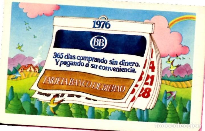 Coleccionismo calendarios: CALENDARIO FOURNIER BANCO DE BILBAO TARJETA A&Ntilde;O 1976
