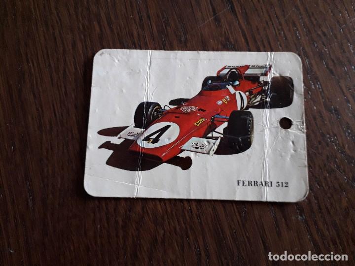 Coleccionismo calendarios: calendario de publicidad Ferrari 512. Garaje Ventura, Gerona. al dorso, no tiene los meses del a&ntilde;o.