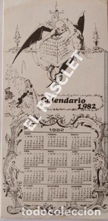 Coleccionismo Calendarios: CALENDARIO HOMENAJE A LO BARROCO A&Ntilde;O 1982