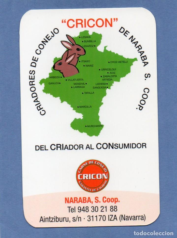 Colecionismo Calend&aacute;rios: Calendario de Publicidad 2005 - CRIADORES DE CONEJO CRICON DE NARABA