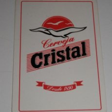 Collectionnisme Calendriers: CALENDÁRIOS DE LA CERVEZA CRISTAL DEL AÑO DE 1984- PORTUGAL. Lote 198729465