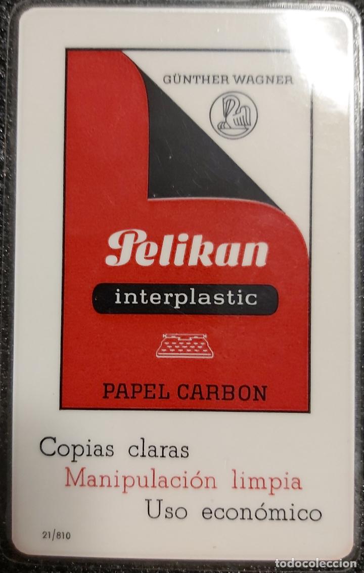 Coleccionismo Calendarios: A&ntilde;o 1970. Calendario PELIKAN, cintas mecanogr&aacute;ficas.