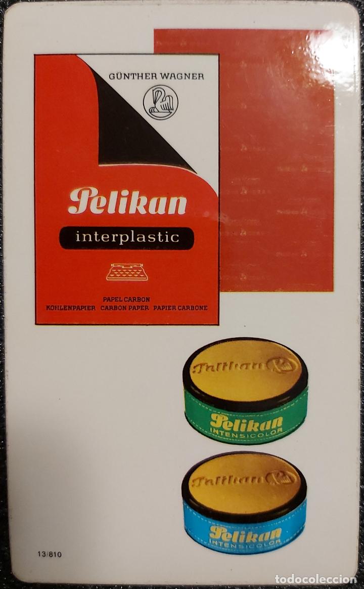 Coleccionismo Calendarios: A&ntilde;o 1971. Calendario PELIKAN, cintas mecanogr&aacute;ficas/papel carb&oacute;n.