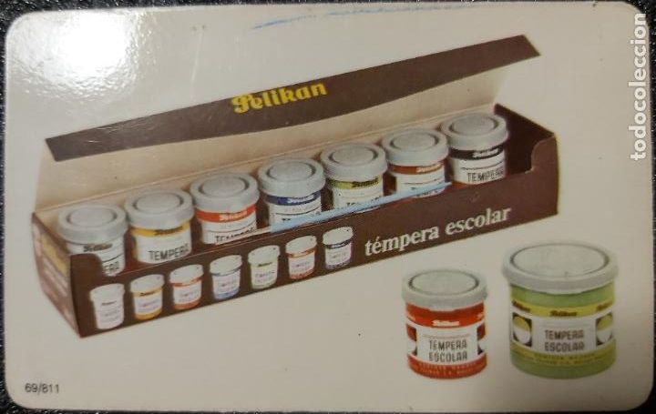 Coleccionismo Calendarios: A&ntilde;o 1976. Calendario PELIKAN, t&eacute;mpera escolar.