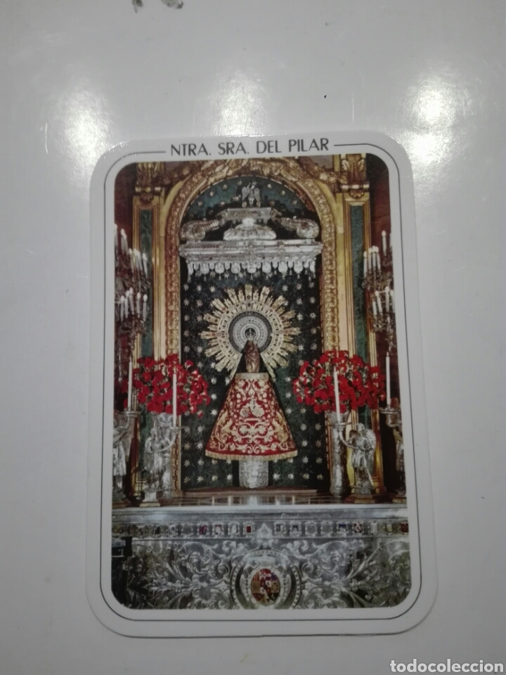 Coleccionismo Calendarios: CALENDARIO 2001 VIRGEN DEL PILAR PUBLICIDAD RESTAURANTE EL PRINCIPE ZARAGOZA