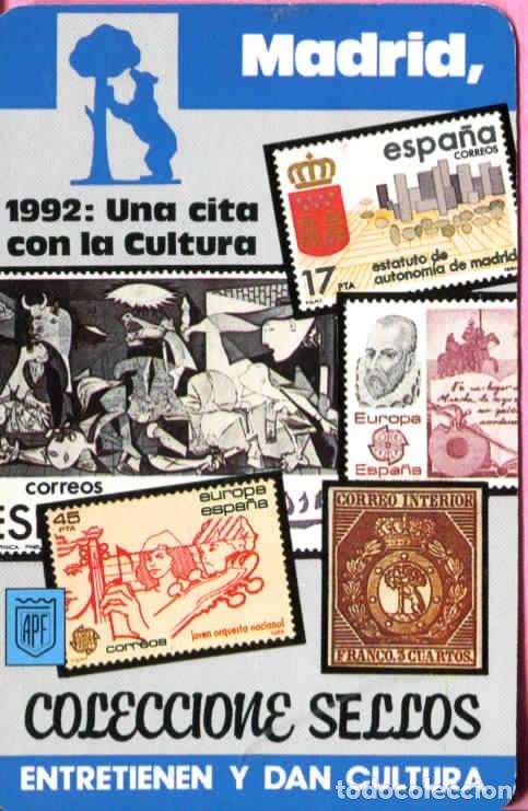 Coleccionismo calendarios: CALENDARIO FOURNIER COLECCIONE SELLOS A&Ntilde;O 1990. edifil
