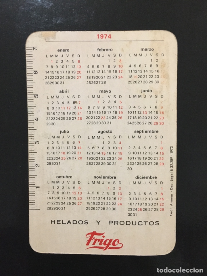 Coleccionismo calendarios: Calendario 1974 - Foto 2