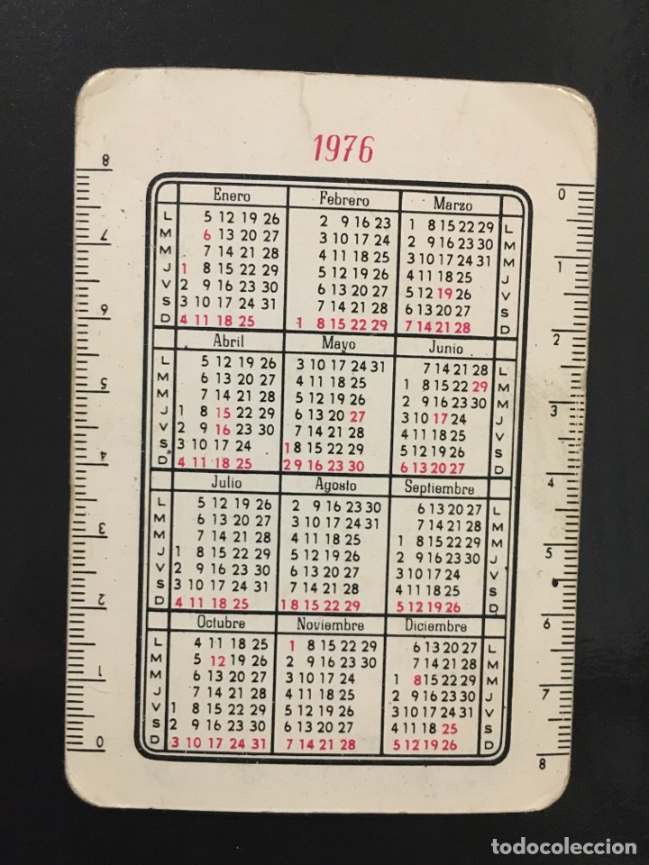 Calendario 1976 - Comprar Calendarios Antiguos En Todocoleccion - 199771750