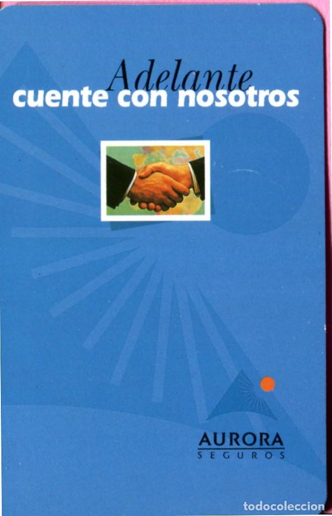 Coleccionismo calendarios: CALENDARIO PUBLICITARIO FOURNIER. AURORA SEGUROS. ADELANTE CUENTE CON NOSOTROS. 1997