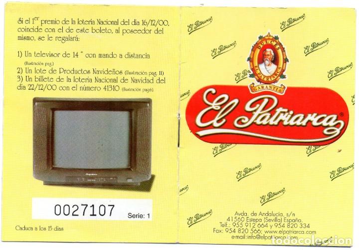 Collectables Calendars: Calendario de Publicidad 2000 - DULCES EL PATRIARCA