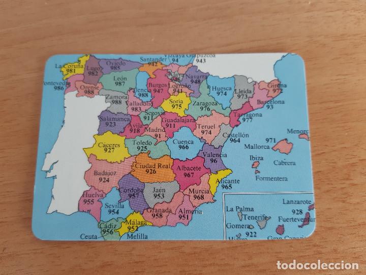 Coleccionismo calendarios: Calendario de bolsillo 1988. Prefijos telef&oacute;nicos provincias Espa&ntilde;a. Publicidad