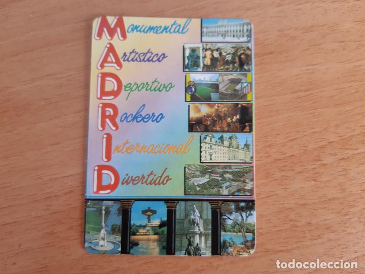 Coleccionismo calendarios: Calendario de bolsillo 1989. Promocional turismo Madrid. Publicidad