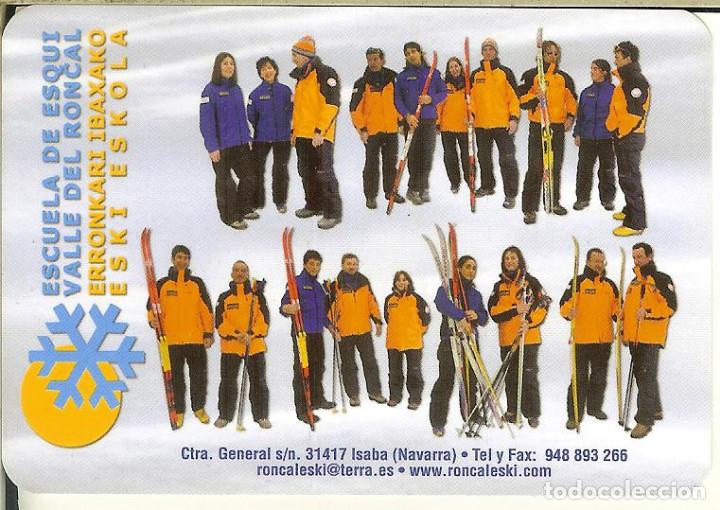 Coleccionismo calendarios: CALENDARIO PUBLICIDAD - 2002 - ESCUELA DE ESQU&Iacute; VALLE DEL RONCAL