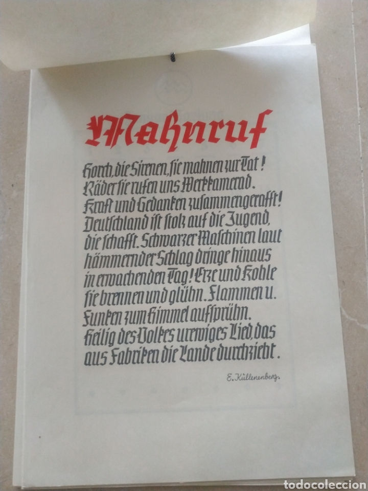 Coleccionismo calendarios: Calendario Dortmund 1939 - Foto 4