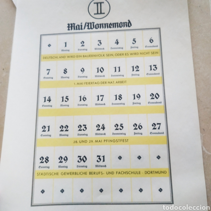 Coleccionismo calendarios: Calendario Dortmund 1939 - Foto 6