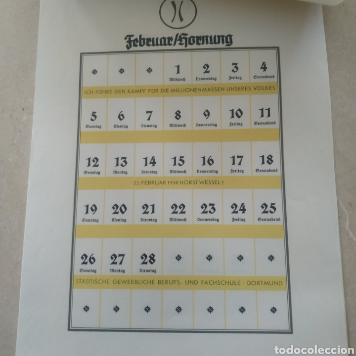 Coleccionismo calendarios: Calendario Dortmund 1939 - Foto 7