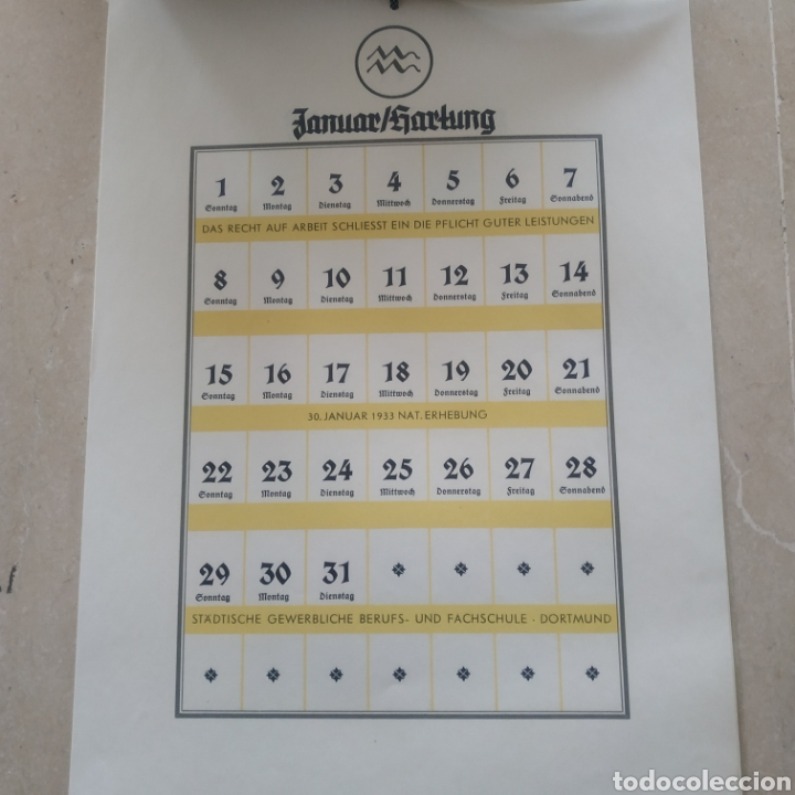Coleccionismo calendarios: Calendario Dortmund 1939 - Foto 8