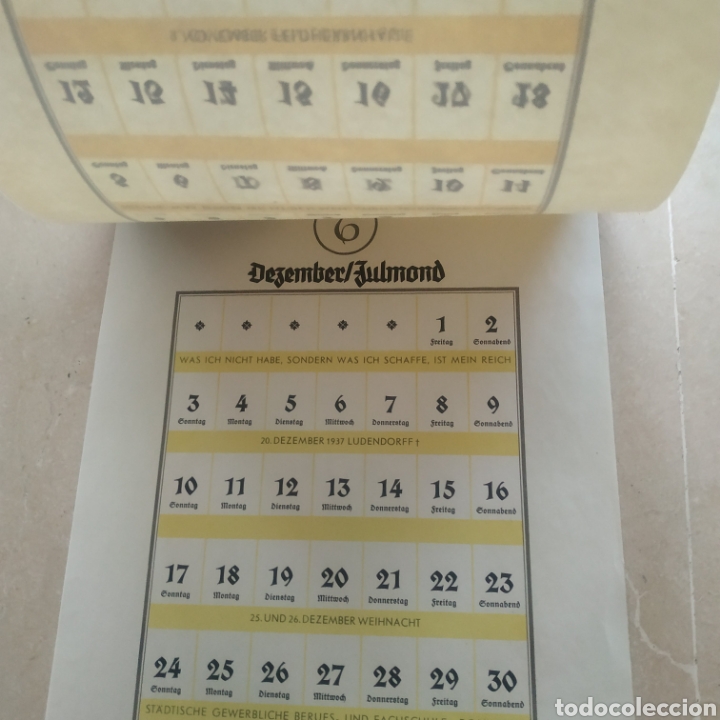 Coleccionismo calendarios: Calendario Dortmund 1939 - Foto 9