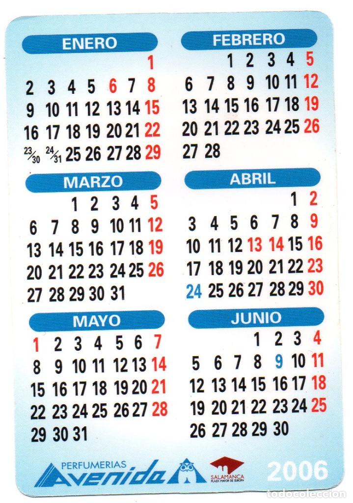Colecionismo Calend&aacute;rios: Calendario de Publicidad 2006 - PERFUMERIAS AVENIDA