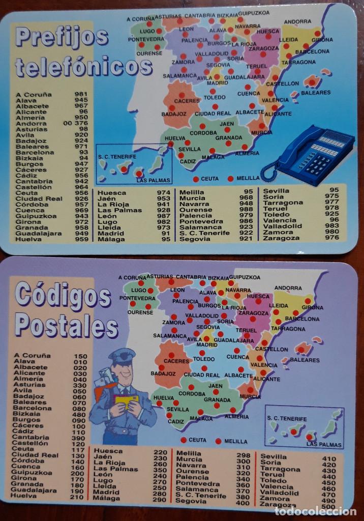 Collectables Calendars: CALENDARIO S 2000 PREFIJOS Y CODIGOS POSTALES