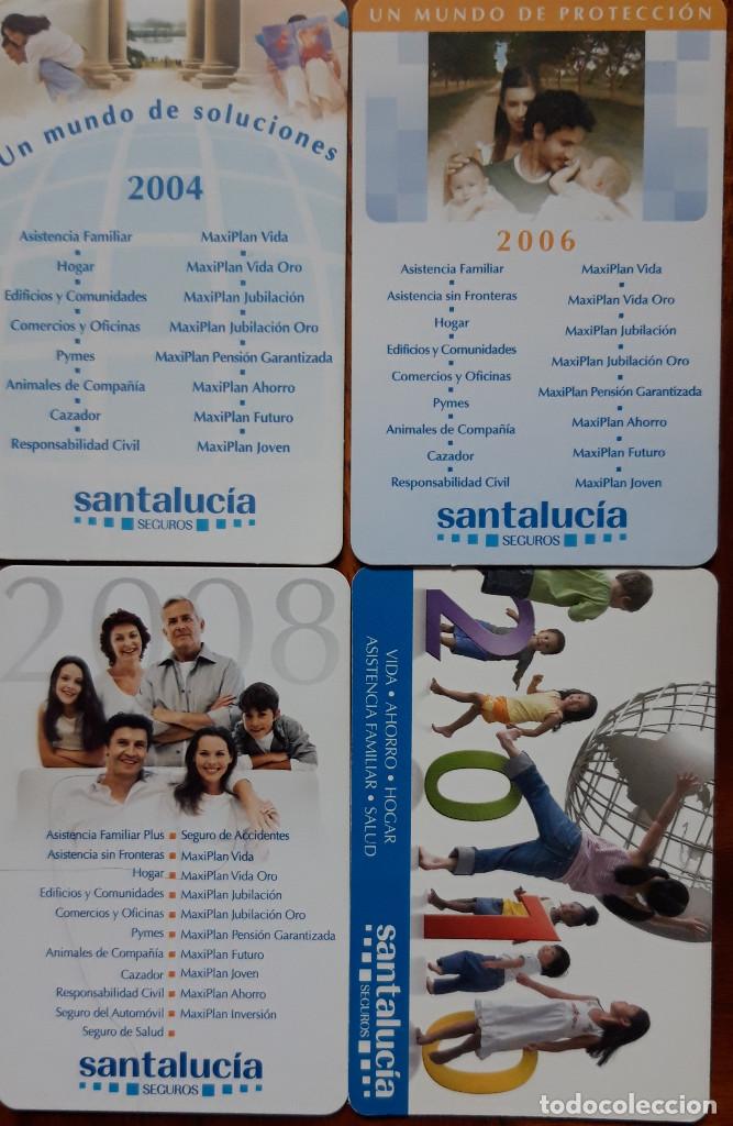 Coleccionismo calendarios: CALENARIOS SEGUROS SANTALUCIA 2004- 06- 08 Y 10