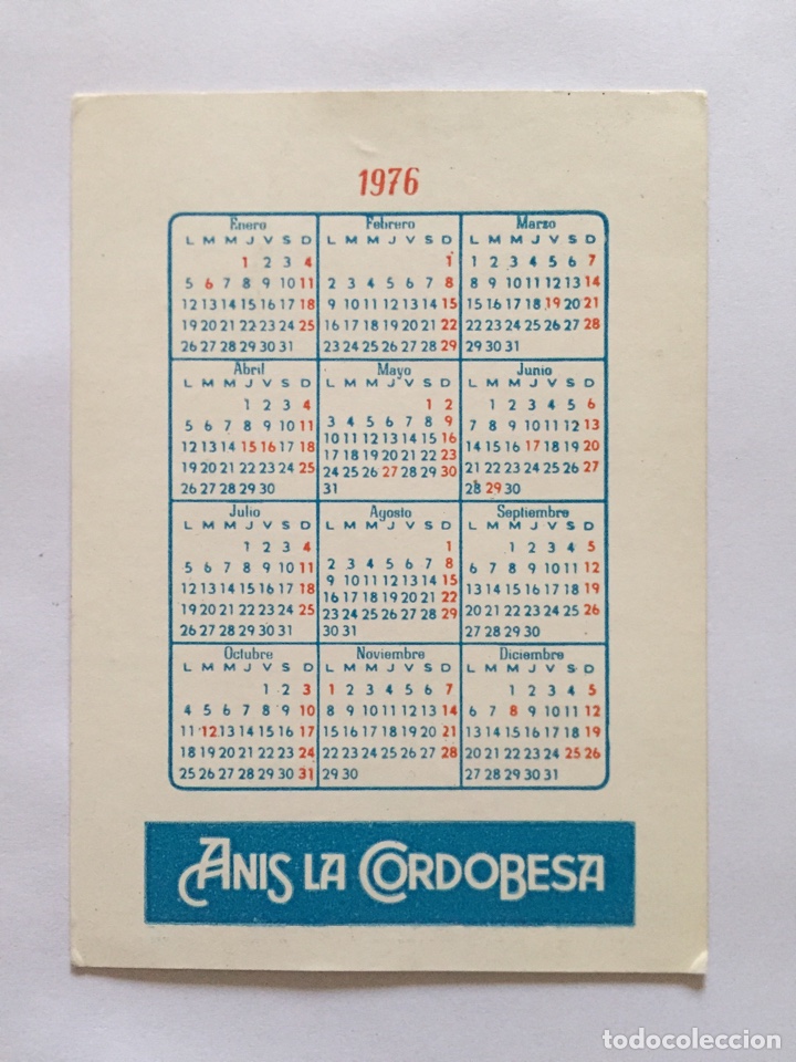 Coleccionismo calendarios: Calendario 1976 - Foto 1