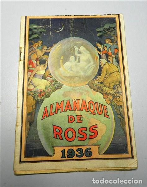 Coleccionismo calendarios: ALMANAQUE DE ROSS. 1936 - Foto 1