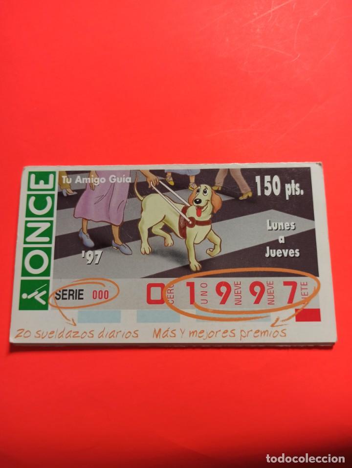 Coleccionismo calendarios: Calendario publicitario ONCE 1997