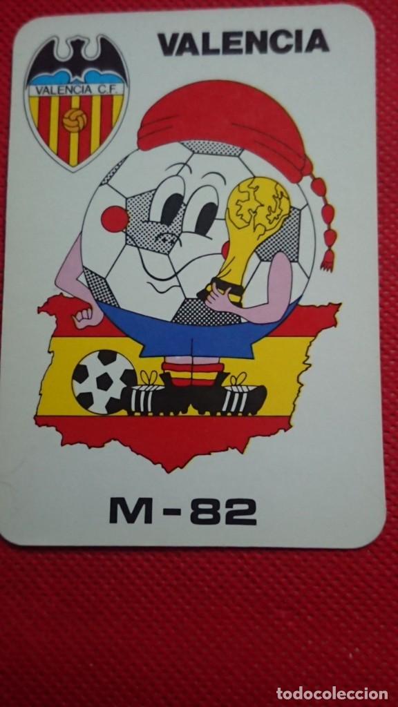 Coleccionismo Calendarios: CALENDARIO SERIE DEPORTES F&Uacute;TBOL EQUIPO VALENCIA CLUB DE FUTBOL MUNDIAL 82 A&Ntilde;O 1982