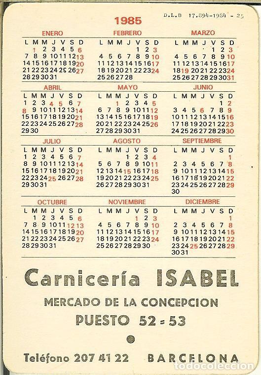 Calendario De Serie 1985 Dlb 17894 25 Comprar Calendarios Antiguos En Todocoleccion 6835