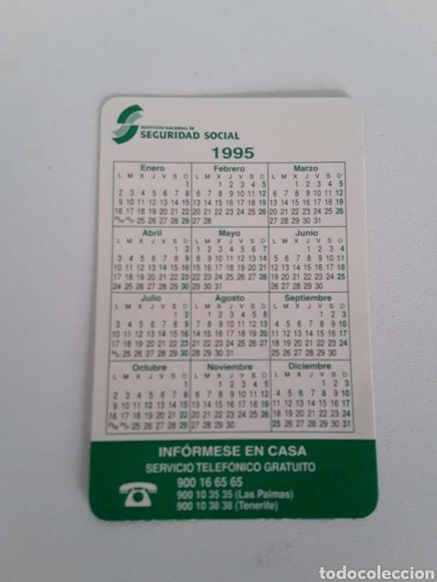Coleccionismo Calendarios: Calendario Bolsillo Seguridad Social 1995