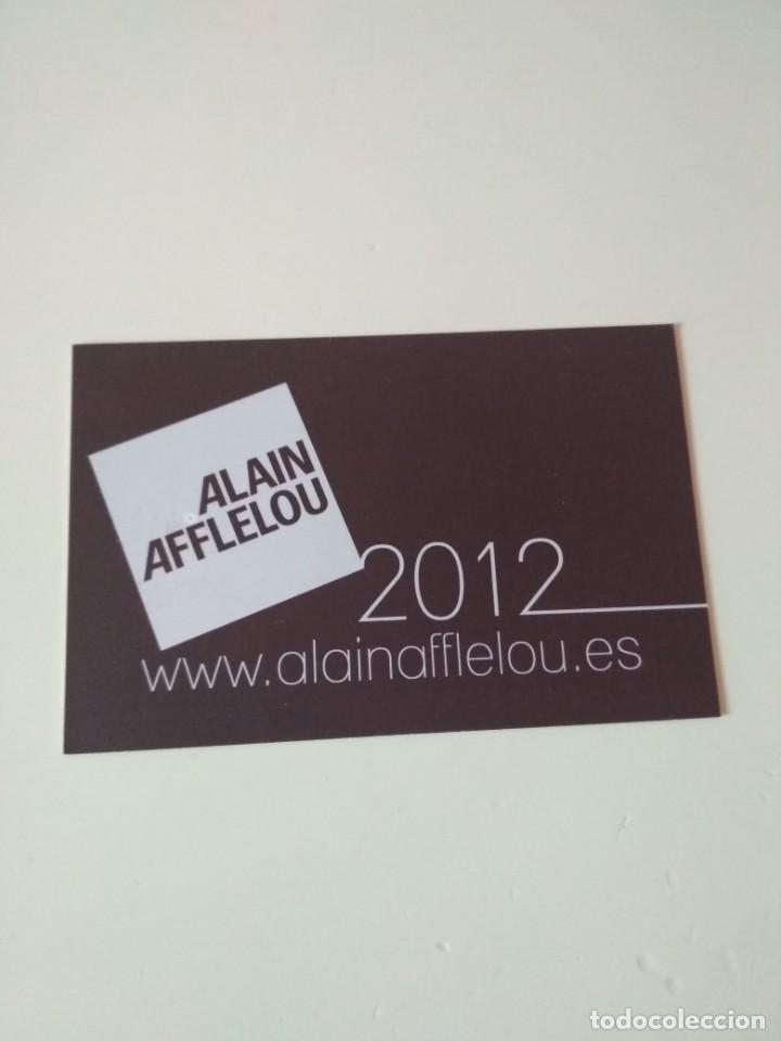 Sammeln von Kalendern: Calendario publicitario Alain Afflelou de 2012