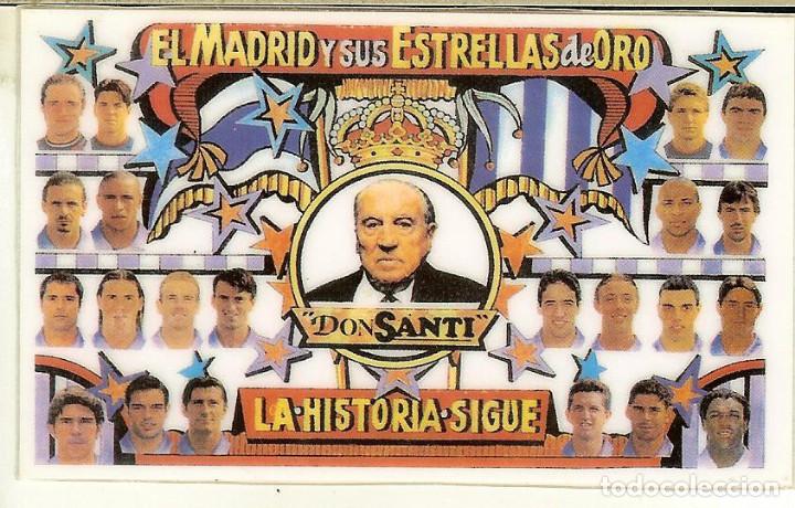 Colecionismo Calend&aacute;rios: CALENDARIO PLASTIFICADO DE BOLSILLO F&Uacute;TBOL - 1998 - REAL MADRID