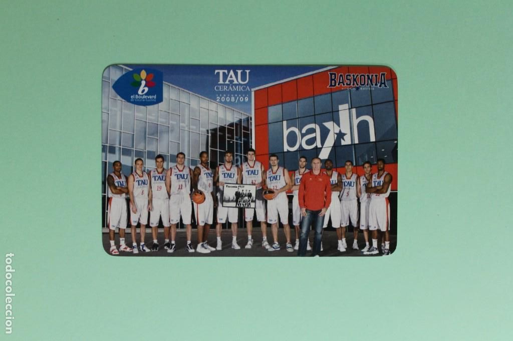 Collezionismo Calendari: CALENDARIO FOURNIER. TAU BASKONIA. EQUIPO DE BALONCESTO. CERAMICA. A&Ntilde;O 2009.