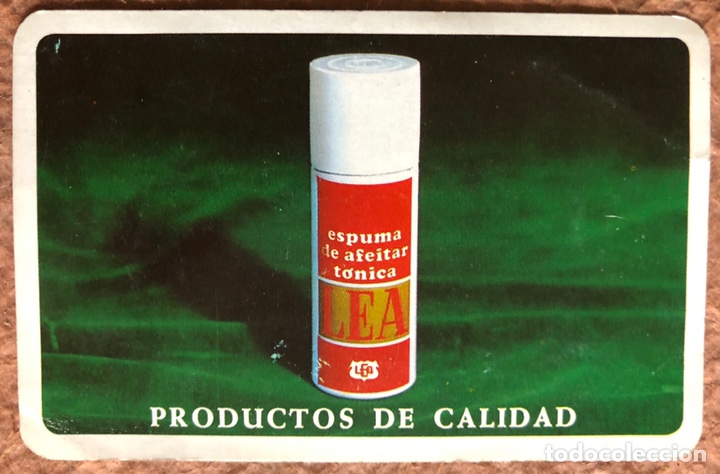 Collectables Calendars: LEA ESPUMA DE AFEITAR. CALENDARIO HERACLIO FOURNIER DE 1972
