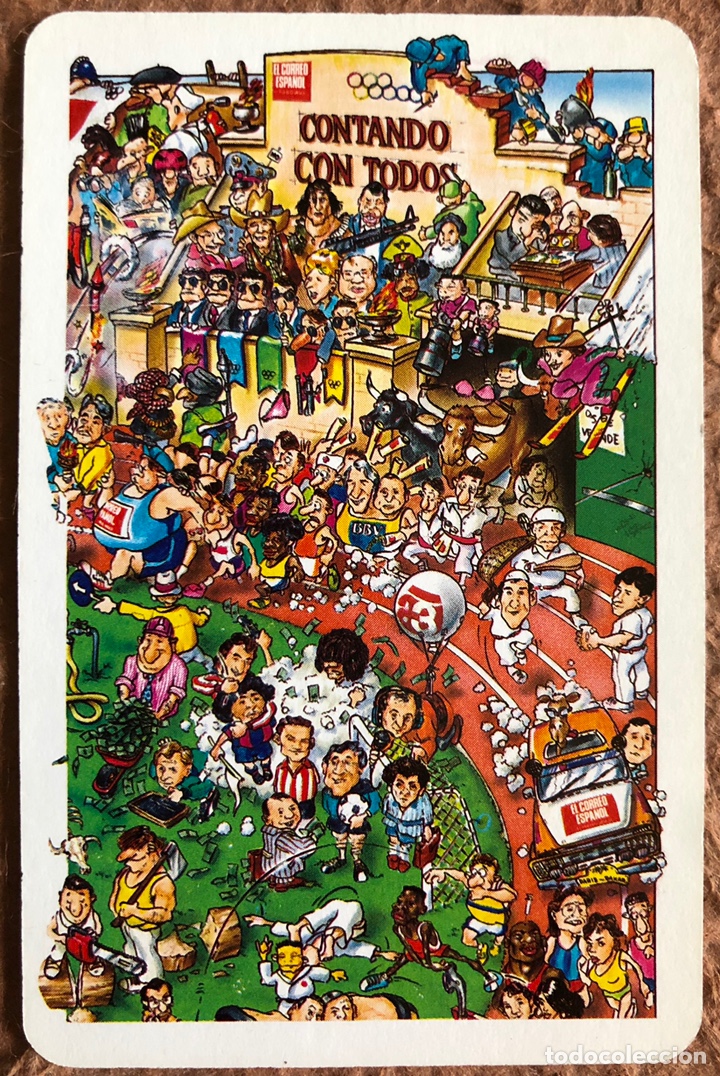 Coleccionismo Calendarios: EL CORREO ESPA&Ntilde;OL. CALENDARIO HERACLIO FOURNIER DE 1989.