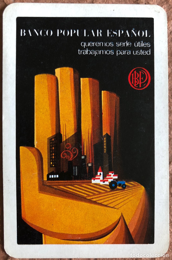 Collectables Calendars: BANCO POPULAR ESPA&Ntilde;OL. CALENDARIO HERACLIO FOURNIER DE 1969.