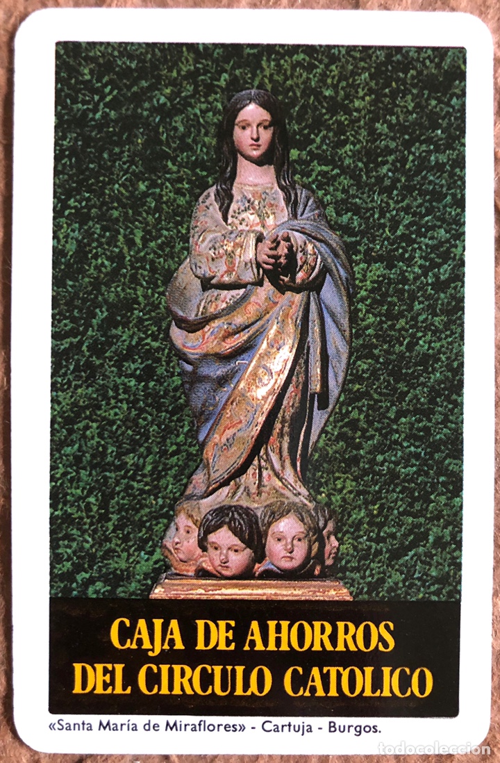 Coleccionismo calendarios: CAJA DE AHORROS C&Iacute;RCULO CAT&Oacute;LICO (SANTA MAR&Iacute;A DE MIRAFLORES). CALENDARIO FOURNIER DE 1987