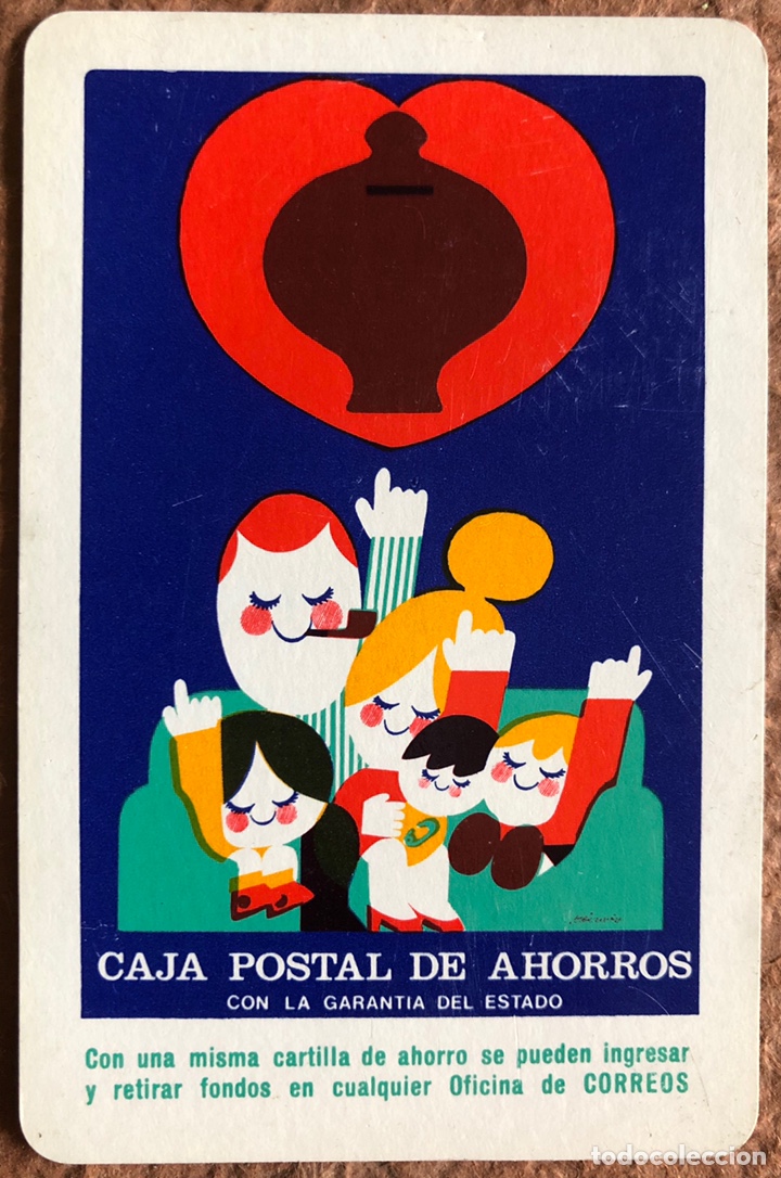 Collezionismo Calendari: CAJA POSTAL DE AHORROS. CALENDARIO HERACLIO FOURNIER DE 1975.