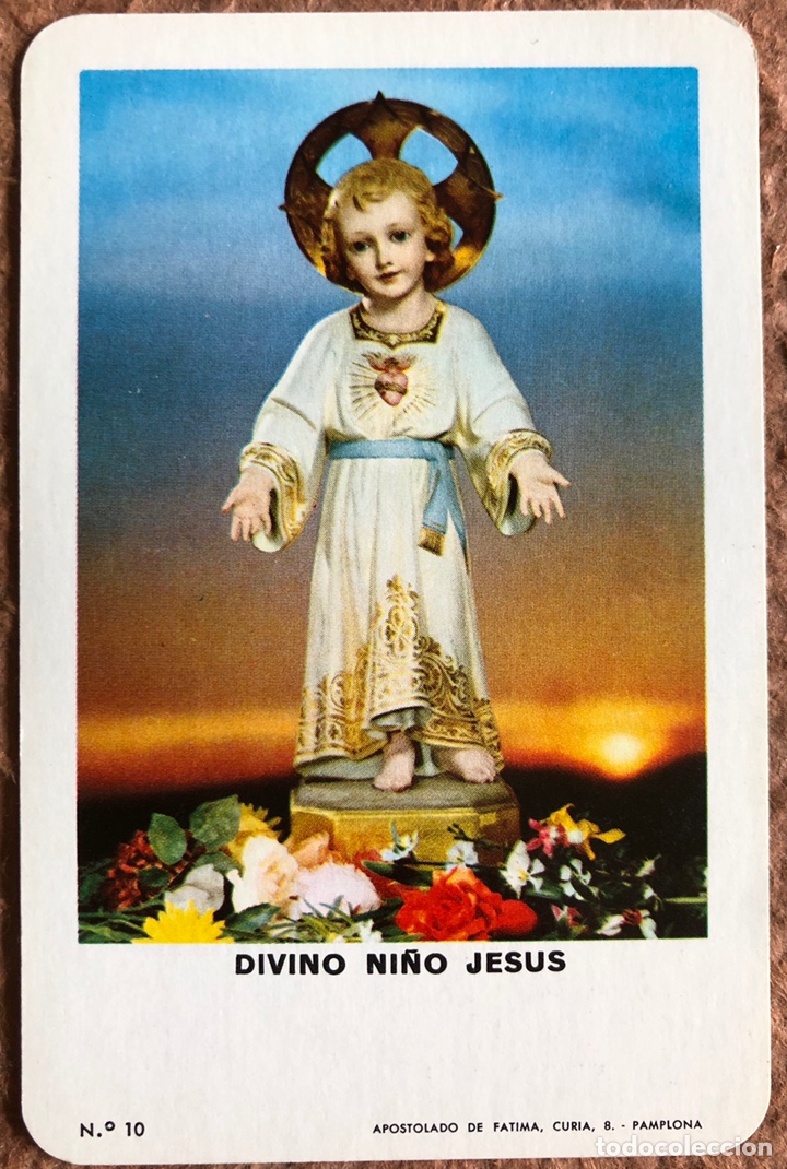 Coleccionismo calendarios: DIVINO NI&Ntilde;O JES&Uacute;S. CALENDARIO HERACLIO FOURNIER DE 1973. N&deg; 10.