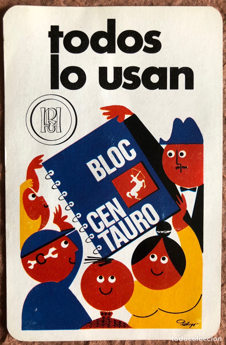 Coleccionismo calendarios: BLOC CENTAURO. CALENDARIO HERACLIO FOURNIER DE 1971.