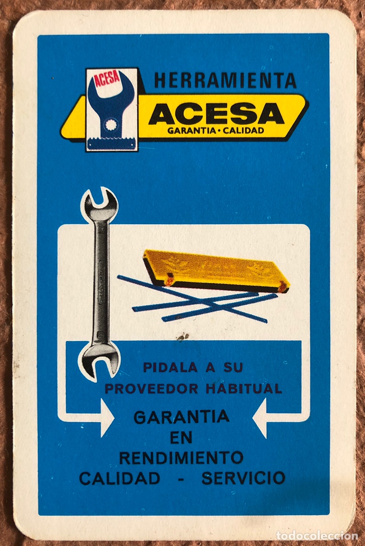 Sammeln von Kalendern: HERRAMIENTAS ACESA. CALENDARIO HERACLIO FOURNIER DE 1972.