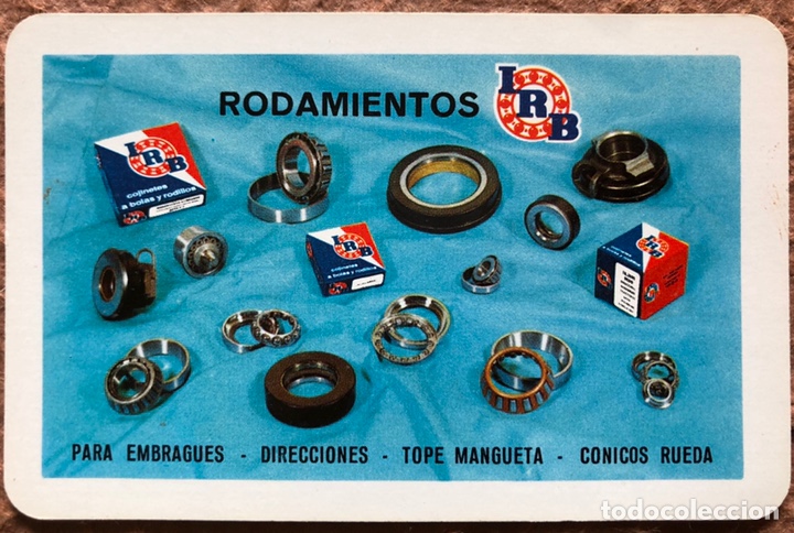Sammeln von Kalendern: RODAMIENTOS I R B. CALENDARIO HERACLIO FOURNIER DE 1971.