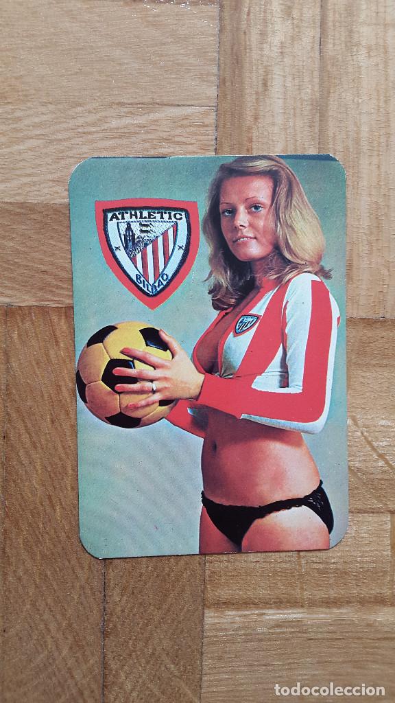 Collezionismo Calendari: CALENDARIO CHICA FUTBOL . ATHLETIC BILBAO A&Ntilde;O 1977. VER FOTOS